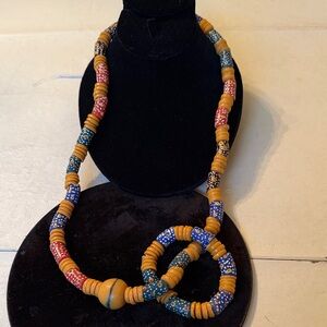 #Krobo beads and bracelet